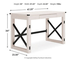 Bayflynn 48" Home Office Desk - furniture place usa