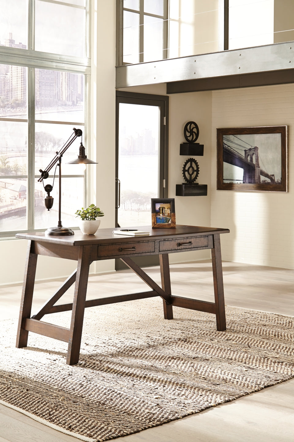Baldridge Home Office Desk - furniture place usa