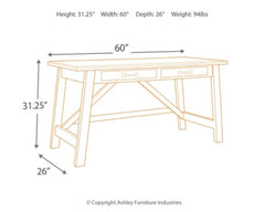 Baldridge Home Office Desk - furniture place usa