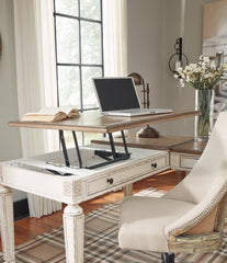 Realyn 2-Piece Home Office Lift Top Desk - furniture place usa