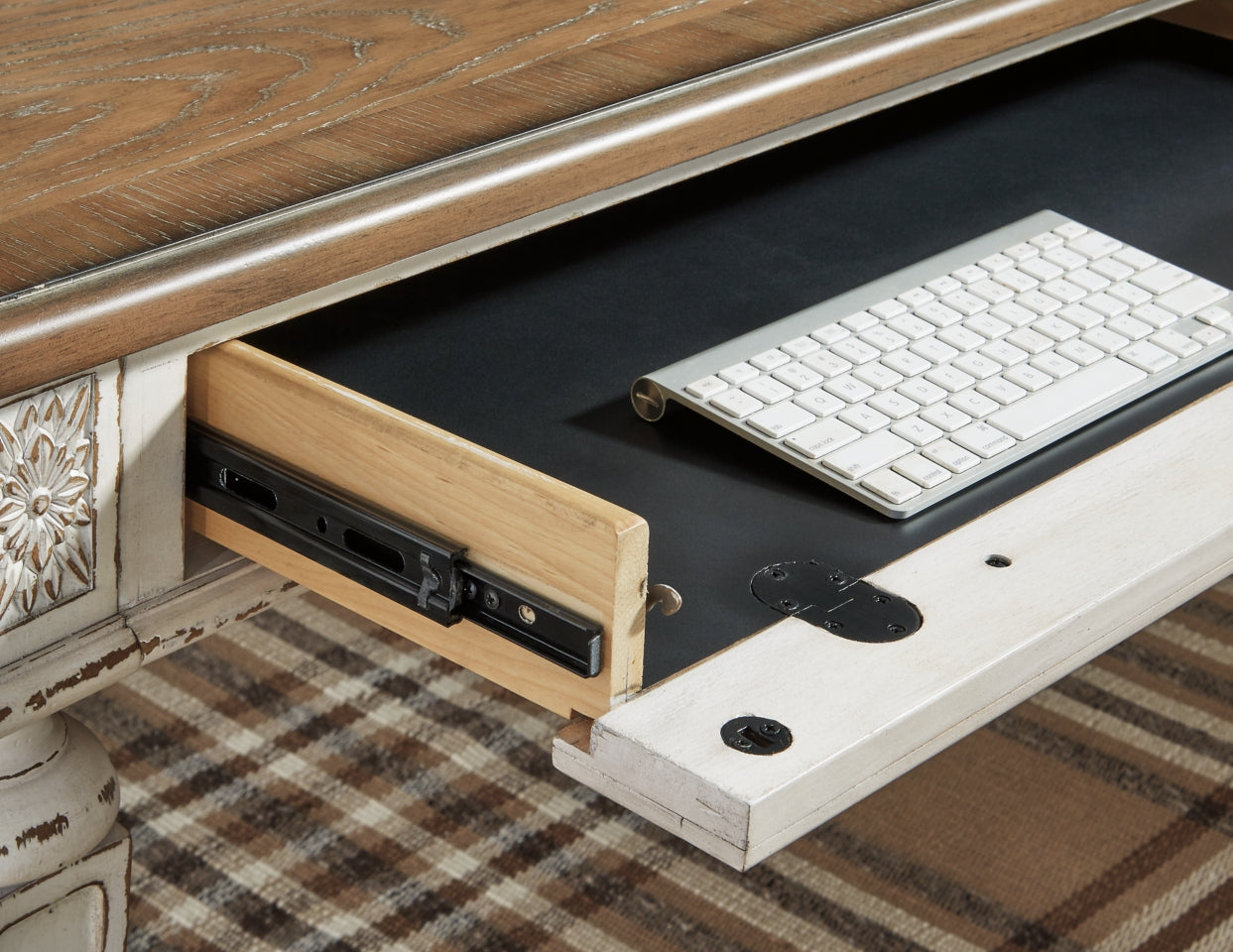 Realyn Home Office 2 Desks - furniture place usa
