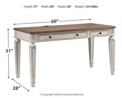 Realyn Home Office 2 Desks - furniture place usa