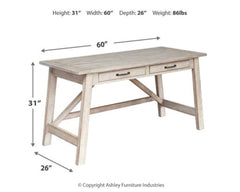 Carynhurst Home Office Desk and Storage - PKG008042 - furniture place usa