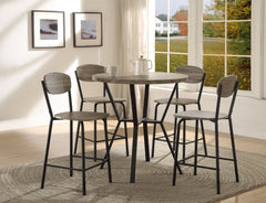 BLAKE 5-PK ROUND COUNT. HT. DINETTE - furniture place usa
