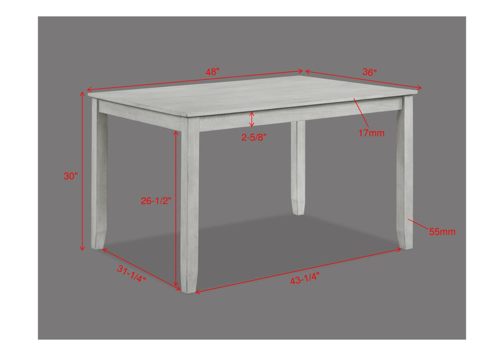 HENDERSON 5-PK DINETTE SET - furniture place usa