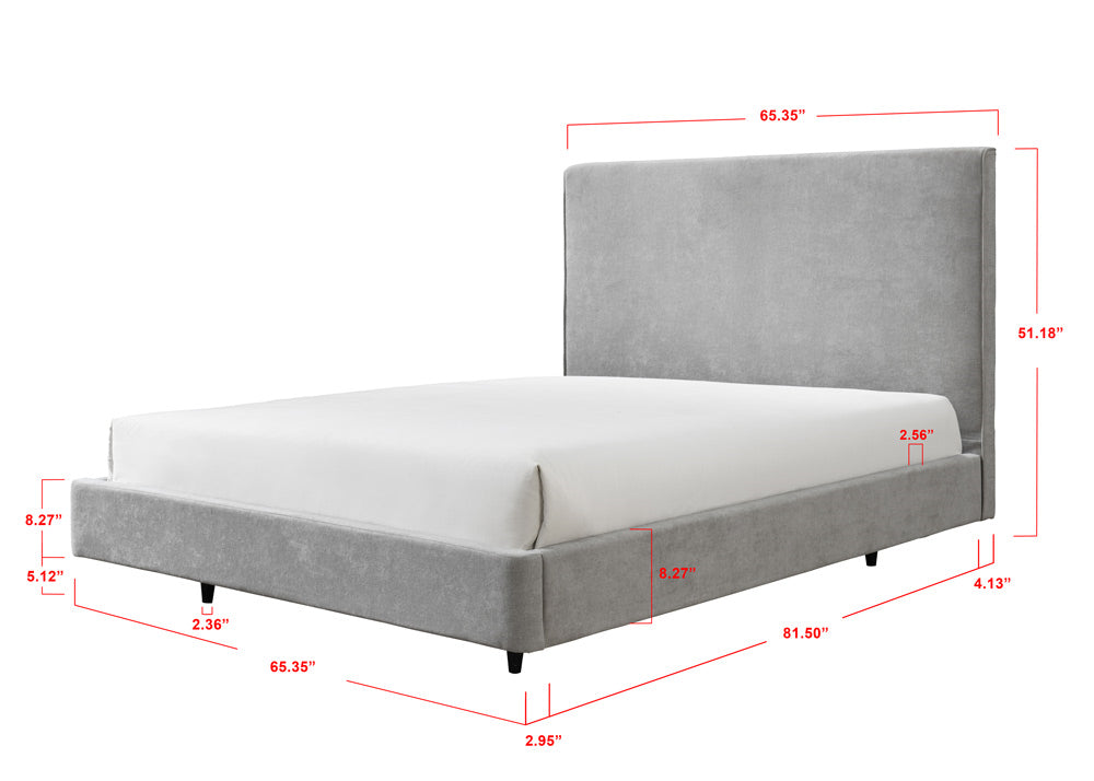 NIRVANA KING HEADBOARD, NIRVANA KING FOOTBOARD, NIRVANA KING/ RAIL - furniture place usa