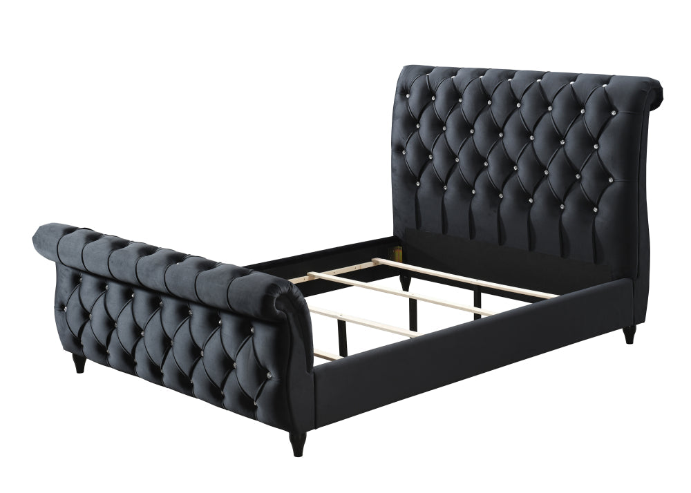 KYRIE QUEEN HEADBOARD, KYRIE KING FOOTBOARD, KYRIE KING/ RAIL - furniture place usa