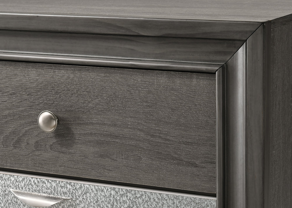 REGATA QUEEN HEAD/FOOTBOARD GREY, REGATA RAIL GREY - furniture place usa