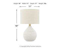 Wardmont Table Lamp - furniture place usa