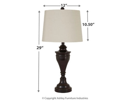 Darlita Table Lamp (Set of 2) - furniture place usa