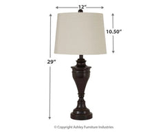 Darlita Table Lamp (Set of 2) - furniture place usa