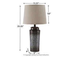 Norbert Table Lamp (Set of 2) - furniture place usa