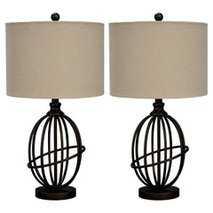 Manasa 2-Piece Table Lamp Set - furniture place usa
