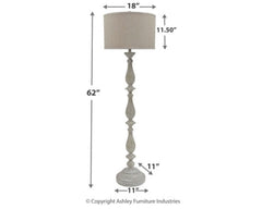 Bernadate 3-Piece Floor Lamp with 2 Table Lamps Set - furniture place usa