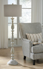 Bernadate 3-Piece Floor Lamp with 2 Table Lamps Set - furniture place usa