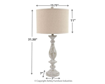 Bernadate 3-Piece Floor Lamp with 2 Table Lamps Set - furniture place usa