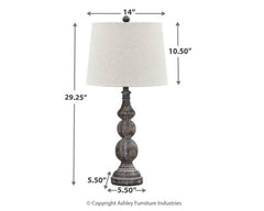 Mair Table Lamp (Set of 2) - furniture place usa