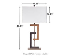 Syler Table Lamp (Set of 2) - furniture place usa