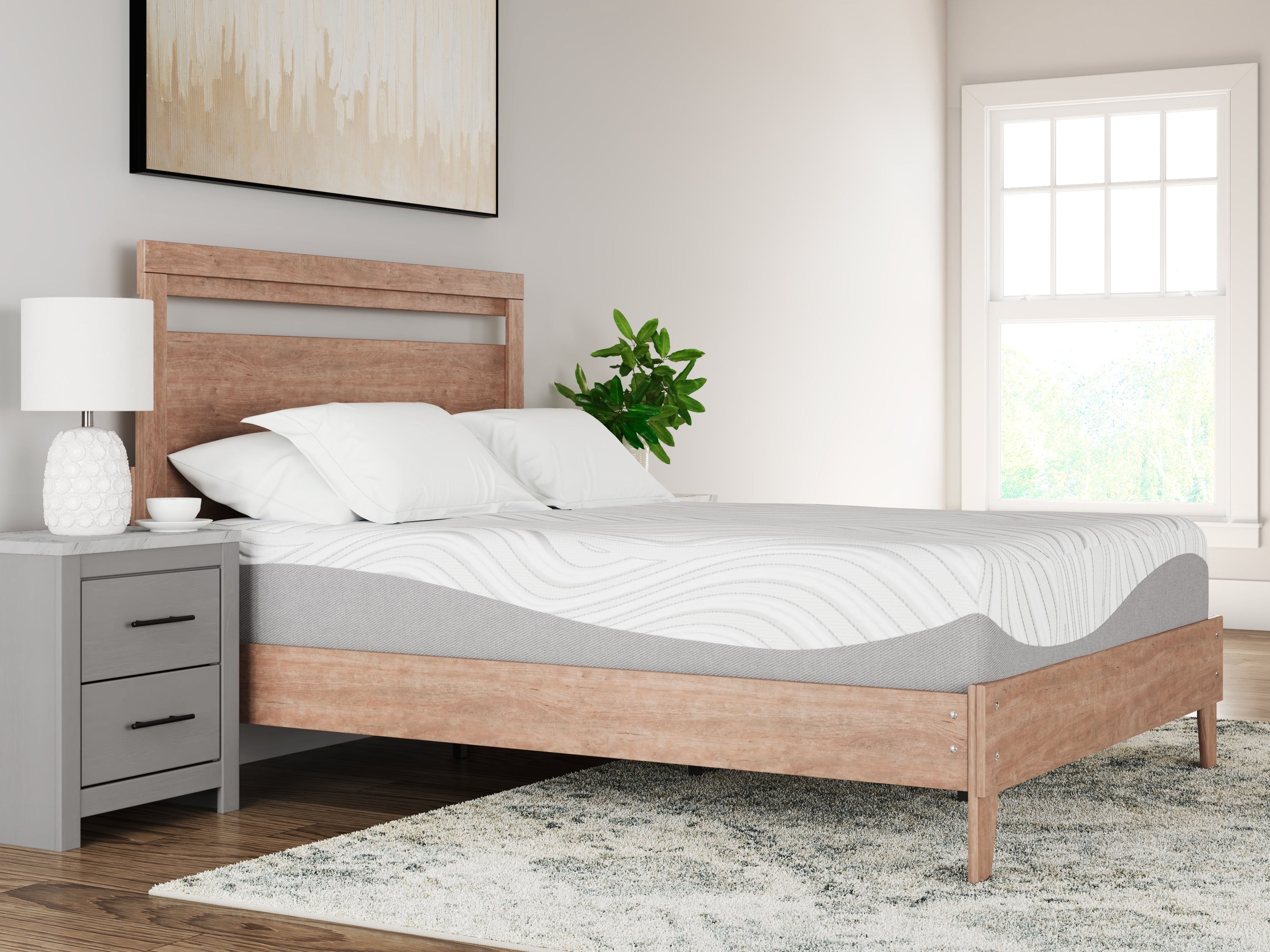 12 Inch Memory Foam Queen Mattress - furniture place usa