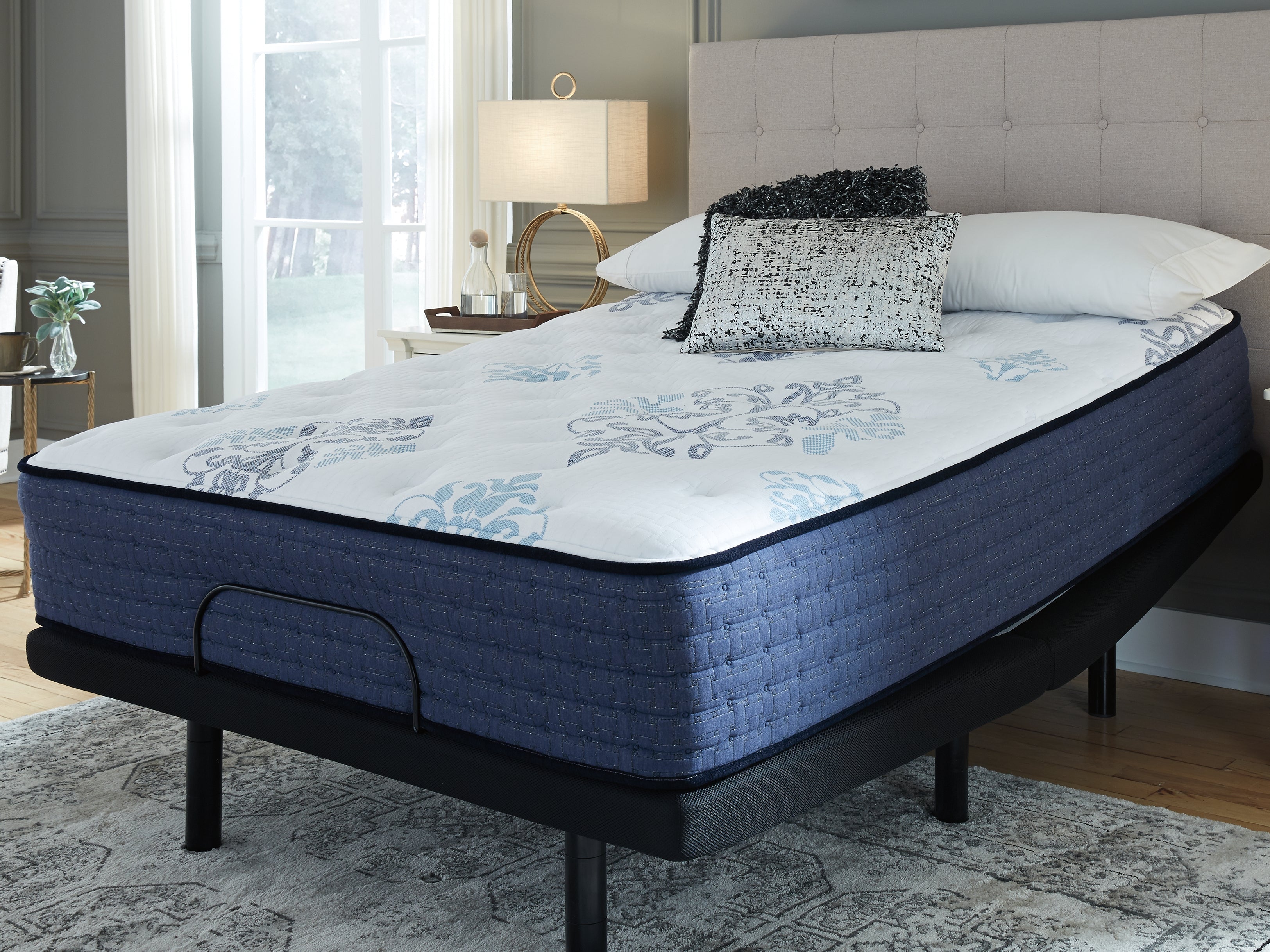 Bonita Springs Firm King Mattress with Head-Foot Model Better King Adjustable Base - furniture place usa