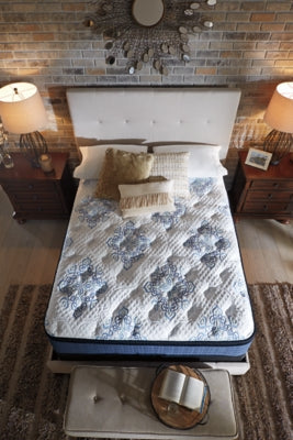 Mt Dana Euro Top Queen Mattress with Head-Foot Model-Good Queen Adjustable Base - furniture place usa
