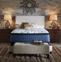 Mt Dana Euro Top California King Mattress with Head-Foot Model-Good California King Adjustable Base - furniture place usa