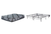 12 Inch Ashley Hybrid King Adjustable Base and Mattress - furniture place usa