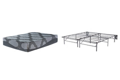 12 Inch Ashley Hybrid King Adjustable Base and Mattress - furniture place usa