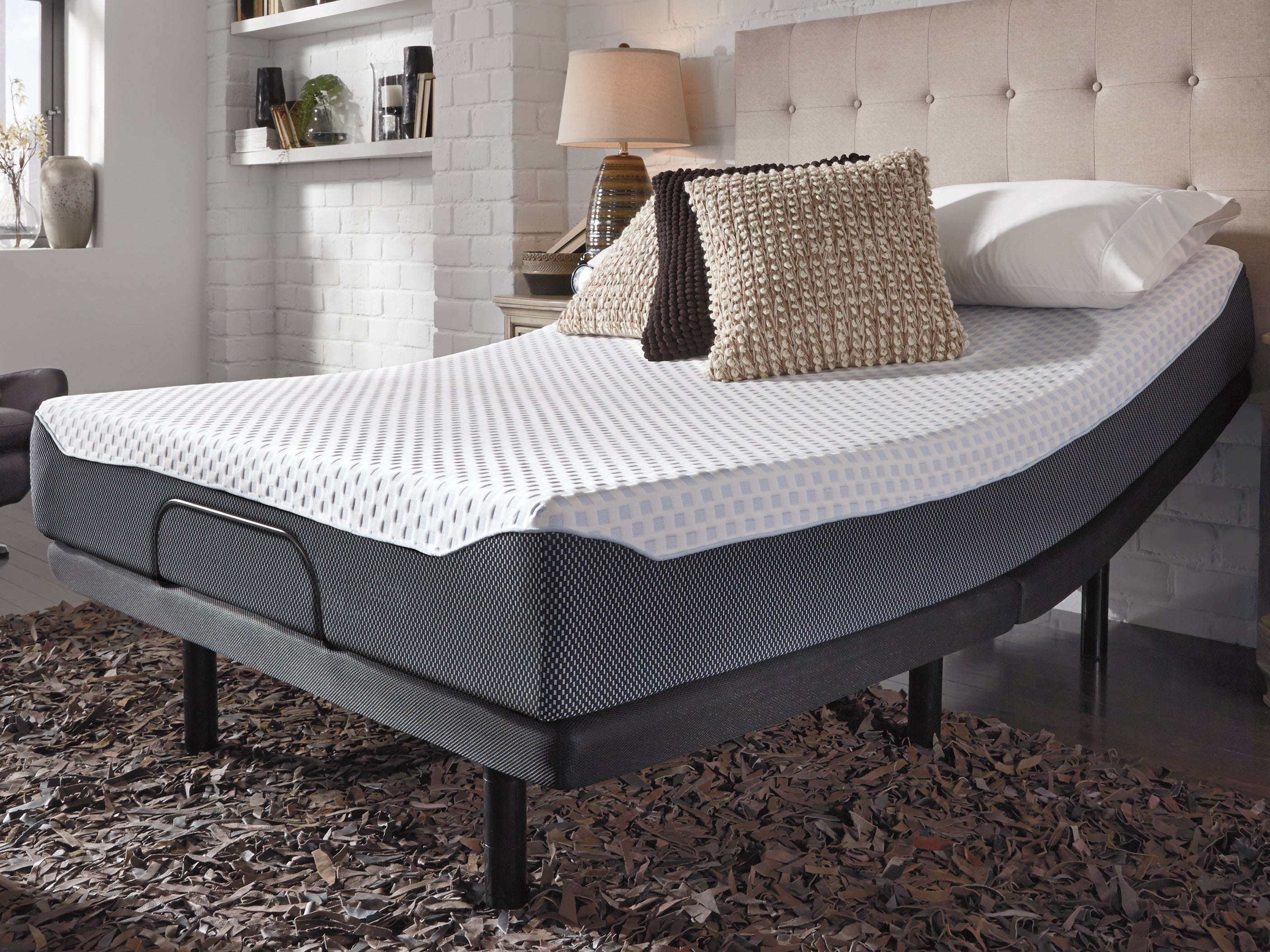 10 Inch Chime Elite King Memory Foam Mattress in a box with Foundation King Foundation - furniture place usa