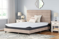 10 Inch Chime Elite Queen Memory Foam Mattress in a box with Head-Foot Model Better Queen Adjustable Base - furniture place usa