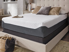 12 Inch Chime Elite King Memory Foam Mattress in a box with Head-Foot Model Better King Adjustable Base - furniture place usa
