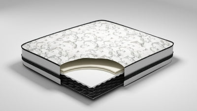 8 Inch Chime Innerspring King Mattress in a Box with Head-Foot Model-Good King Adjustable Base - furniture place usa