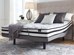 8 Inch Chime Innerspring King Mattress in a Box with Head-Foot Model-Good King Adjustable Base - furniture place usa