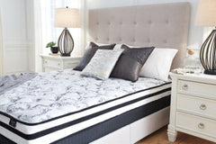 8 Inch Chime Innerspring Queen Mattress in a Box with Better than a Boxspring Queen Foundation - furniture place usa