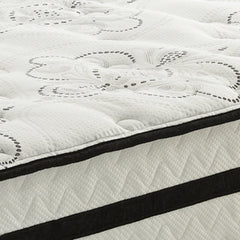 Chime 10 Inch Hybrid King Mattress in a Box with Head-Foot Model-Good King Adjustable Base - furniture place usa