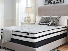 Chime 10 Inch Hybrid King Mattress in a Box with Head-Foot Model Better King Adjustable Base - furniture place usa