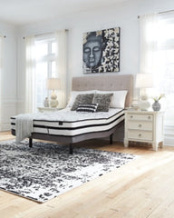 Chime 10 Inch Hybrid 10 Inch Queen Mattress and Pillow - furniture place usa