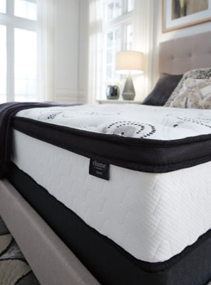 Chime 12 Inch Hybrid California King Mattress in a Box with Head-Foot Model Better California King Adjustable Head Base - furniture place usa