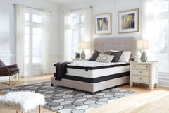Chime 12 Inch Hybrid California King Mattress in a Box with Head-Foot Model-Good California King Adjustable Base - furniture place usa
