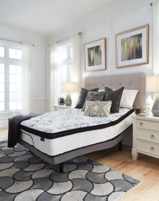Chime 12 Inch Hybrid California King Mattress in a Box with Head-Foot Model Better California King Adjustable Head Base - furniture place usa