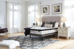 Chime 12 Inch Hybrid California King Mattress in a Box with Head-Foot Model Best California King Adjustable Base - furniture place usa
