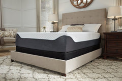 14 Inch Chime Elite King Memory Foam Mattress in a Box with Better than a Boxspring 2-Piece King Foundation - furniture place usa