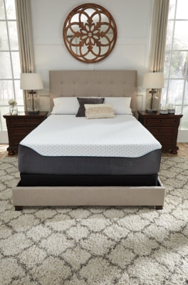 14 Inch Chime Elite King Memory Foam Mattress in a Box with Better than a Boxspring 2-Piece King Foundation - furniture place usa