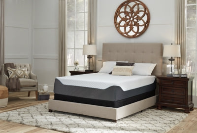 14 Inch Chime Elite King Memory Foam Mattress in a Box with Better than a Boxspring 2-Piece King Foundation - furniture place usa