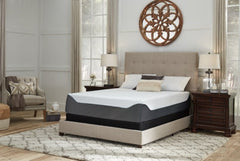 14 Inch Chime Elite King Memory Foam Mattress in a Box with Better than a Boxspring 2-Piece King Foundation - furniture place usa