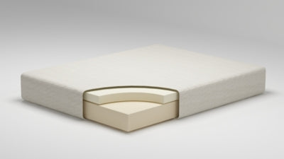 Chime 8 Inch Memory Foam Queen Mattress in a Box with Head-Foot Model Best Queen Adjustable Base - furniture place usa
