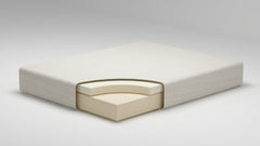 Chime 8 Inch Memory Foam Queen Mattress in a Box with Head-Foot Model Better Queen Adjustable Base - furniture place usa