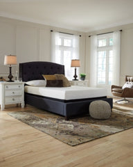 Chime 8 Inch Memory Foam Queen Mattress in a Box with Head-Foot Model Best Queen Adjustable Base - furniture place usa