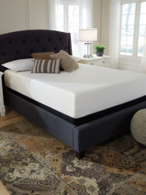 Chime 12 Inch Memory Foam King Mattress in a Box with Head-Foot Model Better King Adjustable Base - furniture place usa