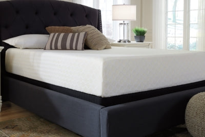 Chime 12 Inch Memory Foam King Mattress in a Box with Head-Foot Model Better King Adjustable Base - furniture place usa